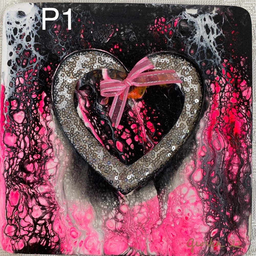 Hand painted Valentines the Ku’uipo Series “my sweetheart”in Hawaiian